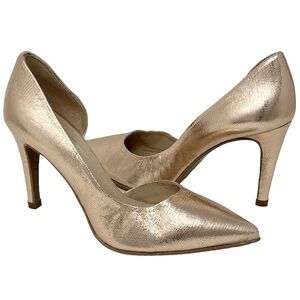 Brenda Zaro Rose Gold Made in Spain Stiletto High Heels PumpsnEU 35.5 5.5